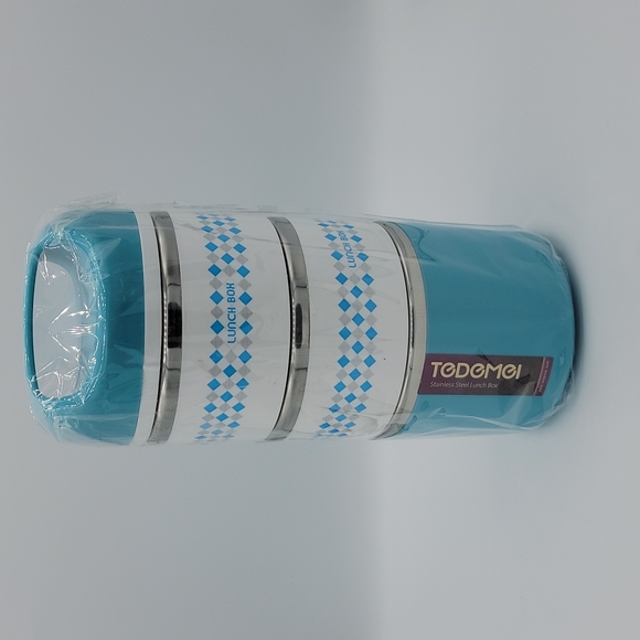 3 Layers Stainless Steel Lunch Containers with Handle Tedemei - Picture 1 of 4